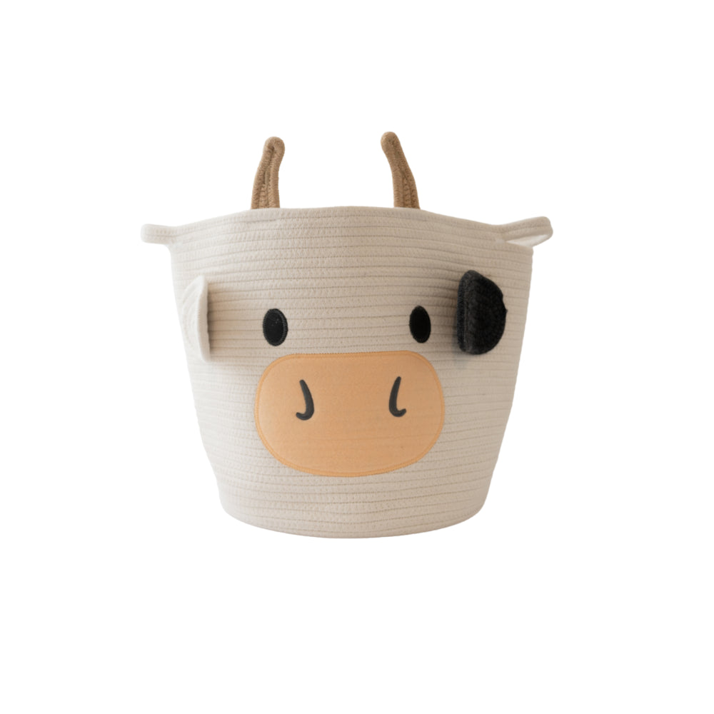 Tiny Orchard Baby Toy Storage - COW